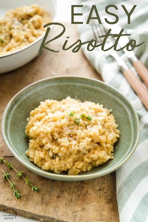 Easy Risotto, Risotto Recipes Easy, How To Make Risotto, Sides Dishes, Grain Recipes, Scalloped Potato Recipes, Risotto Recipe, Feel Good Food, Risotto Recipes