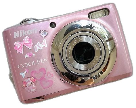 Camera Aesthetic Vintage, Pink Camera, Photo Cutout, Camera Aesthetic, Vintage Coquette, Camera Icon, Nikon Coolpix, Aesthetic Vintage, Nikon