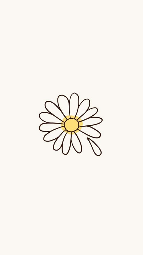 Daisy Wallpaper, Simple Iphone Wallpaper, Cute Simple Wallpapers, Phone Wallpaper Patterns, Highlight Icons, Minimalist Wallpaper, Cute Patterns Wallpaper, Iphone Background Wallpaper, Summer Wallpaper