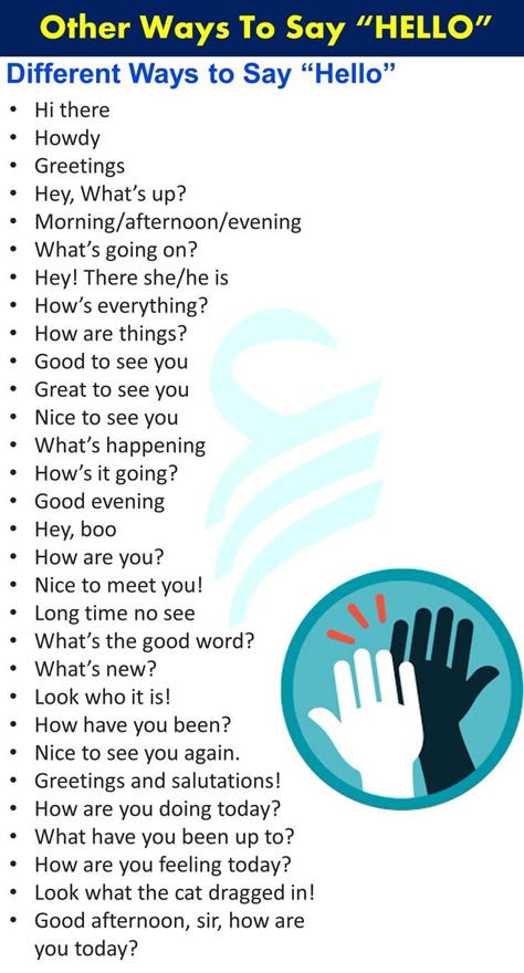 Download PDF and Learn Complete Lesson Via Link>> English greetings! List of different ways to say "HELLO" with examples and ESL pictures. Learn these Hello synonyms to enhance your vocabulary and improve your communication skill in English. Hello Synonyms, Different Ways To Say Hello, English Greetings, Improve English Writing, Hello English, English Corner, Basic English Sentences, Ways To Say Hello, English Transition Words