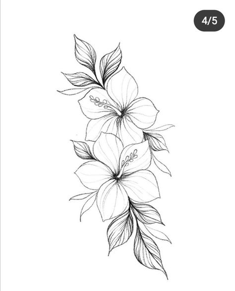 Hibiscus Branch Tattoo, Tropical Flower Tattoos, Hawaiian Flower Tattoos, Flower Tattoo Stencils, Hibiscus Flower Tattoos, Random Tattoos, Tattoos 2024, Hibiscus Tattoo, Arm Tats