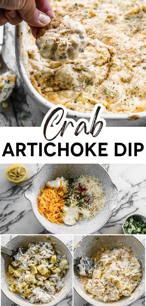 Crab Artichoke Dip, Crab And Artichoke Dip, Best Holiday Appetizers, Tastes Better From Scratch, Artichoke Dip Recipe, Crab Dip, Thanksgiving And Christmas, Artichoke Dip, Easy Appetizer Recipes