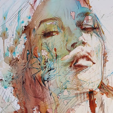 Some new work from home studio ... #nature #natural #desire #belonging Carne Griffiths, Vince Low, Human Nature, Home Studio, Work From Home, New Work, Watercolor Tattoo, Antonio Mora Artwork, From Home