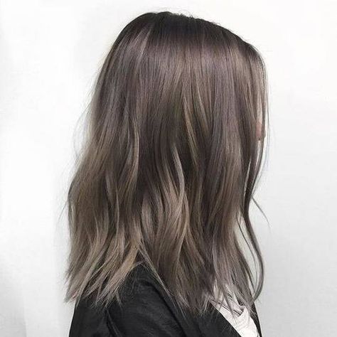 Ashy brown #avedaibw Blue Brown Hair, Cool Brown Hair, Gray Highlights, Brown Hair Inspiration, Ash Brown Hair Color, Ash Hair, Ash Brown Hair, Brown Hair Looks, Ash Hair Color