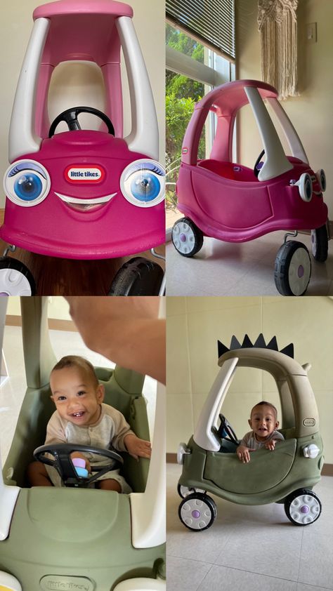 Little Tikes Makeover, Cozy Coupe Makeover, Backyard Play Spaces, Recycled Toys, Boy Stuff, Play Spaces, Backyard Play, Little Tikes, Backyard For Kids