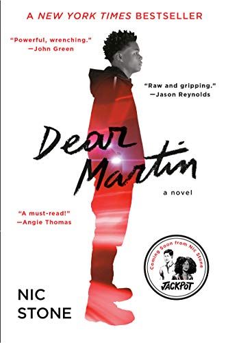 Dear Martin by Nic Stone Dear Martin Book, Dear Martin, Honor Student, John Kerry, Social Injustice, John Green, Ya Books, Random House, Time Magazine