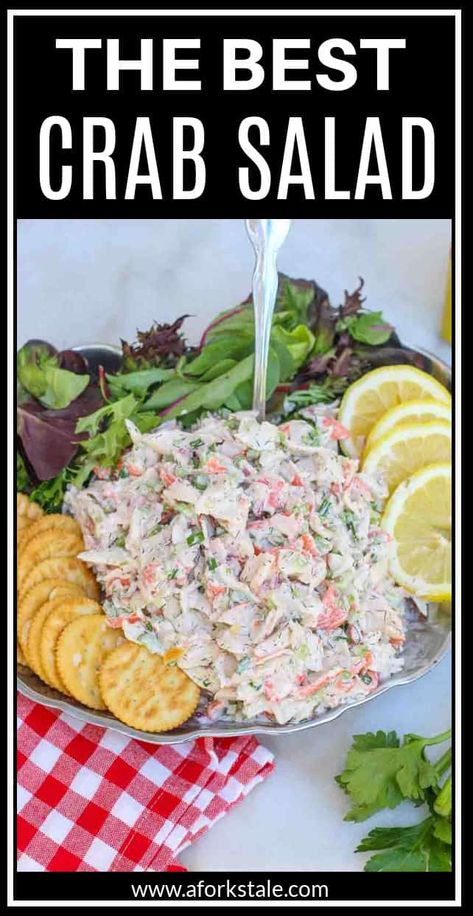 Chinese Buffet Crab Salad Recipe, Crab Salad Recipes Cold, Ww Crab Recipes, Mock Crab Salad, Blue Crab Salad, Sizzler Crab Salad Recipe, Crabmeat Salad Recipe, Easy Crab Salad Simple, Fake Crab Salad