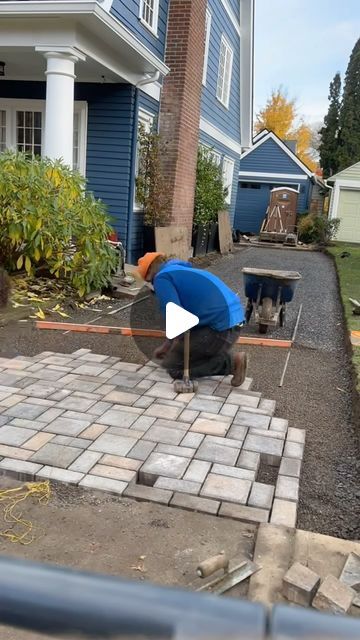 Prestige Landscape & Tree on Instagram: "Driveway goals!😍✨  Beautiful Holland and Park Permeare pavers!💪🧱  #driveway #drivewaygoals #goals #hardscape #aesthetic #pnw #hardscaping #paver #pavers #paverstone" Pavers Around Tree, Paved Driveway Ideas, Paver Driveway Ideas, Pavers Driveway, Driveway Ideas, Paver Stones, Paver Driveway, December 13, Landscape Trees