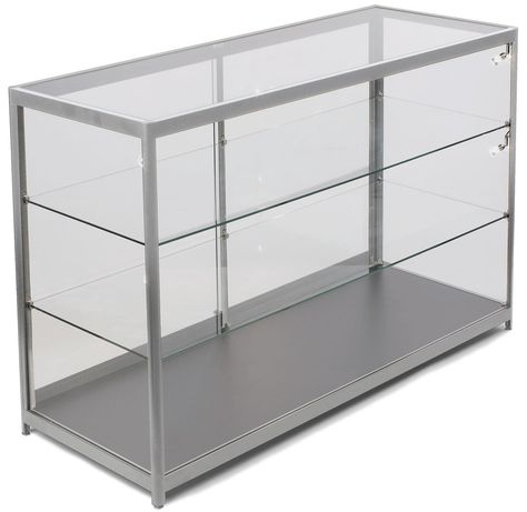 Cafe Display Case, Bakery Counter Design Display Case, Clear Display Case, Refrigerated Display Case, Acrylic Bakery Display Cases, Countertop Display Case, Glass Countertop, Silver Display, Display Counter