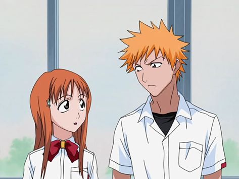 Orihime And Ichigo, Orihime Bleach, Ichigo X Orihime, Bleach Orihime, Ichigo And Orihime, Kenpachi Zaraki, Soul Society, Goodnight Punpun, Inoue Orihime