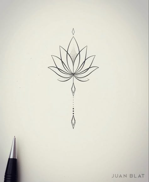 Simple Artsy Tattoos, Dainty Lotus Flower Tattoo, Lotus Line Tattoo, Lotus Small Tattoo, Lotus Tattoo Minimalist, Lotus Tattoo Design For Women, Minimal Lotus Tattoo, Mini Lotus Tattoo, Lotus Underboob Tattoo