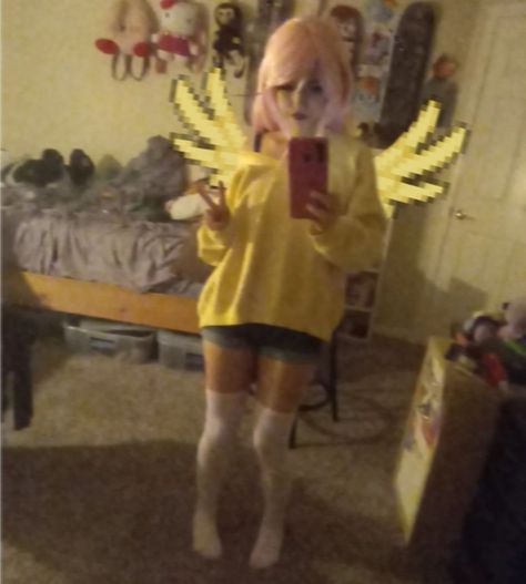 Flutterbat Cosplay, Mlp Halloween Costumes, Fluttershy Costume, Mlp Halloween, My Little Pony Cosplay, Fluttershy Cosplay, Y2k Pink Aesthetic, Mlp Cosplay, Pony O