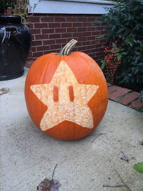 Mario Carved Pumpkin, Pumkin Carving Mario, Mario Kart Pumpkin, Mario Bros Pumpkin Carving, Super Mario Pumpkin Carving, Mario Pumpkin Carving Ideas, Pumpkin Carving Ideas Mario, Super Mario Pumpkin, Mario Pumpkin Carving