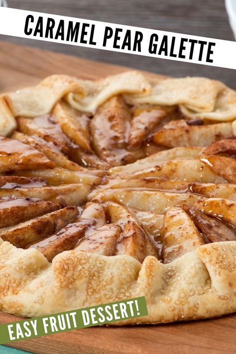 What Can You Do With Fresh Pears, Apple Pear Gallette Recipe, Whole Pear Desserts, Christmas Galette Recipe, Pear Galette Easy, Apple And Pear Galette, Apple Pear Galette Recipe, Pear Apple Dessert, Dessert Recipes With Pears