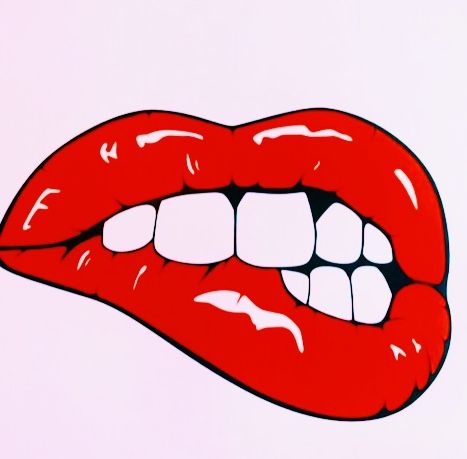 Lips Drawing, Picture Collage Wall, Small Canvas Art, Photo Wall Collage, Art Pop, Diy Canvas Art Painting, Small Canvas, Hippie Art, Picture Collage