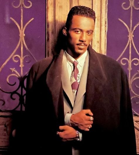 Black 90s Fashion, Ralph Tresvant, Love You Husband, Black Hollywood, Mens Haircuts Fade, Black Men Fashion, Streetwear Men Outfits, Black Boys, Bobby Brown