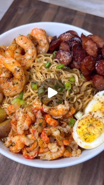 Seafood Network🦞🦐🦀🦑🐙🍤 on Instagram: "Cajun Seafood Ramen!  @mealsbydesha2  Let’s go cook some seafood!!!!🍣🦞🦀🍤 🦐 🦑  #seafoodnetwork#seafoodlover#seafood#seafoodnetworkcookbook" Seafood Boil Ramen Noodle Recipes, Sea Food Boil Ramen, Ramen Seafood Boil, Seafood Ramen Bowl Recipe, Cajun Seafood Ramen, Seafood Ramen, Cajun Seafood, Easy Seafood, Ramen Recipes