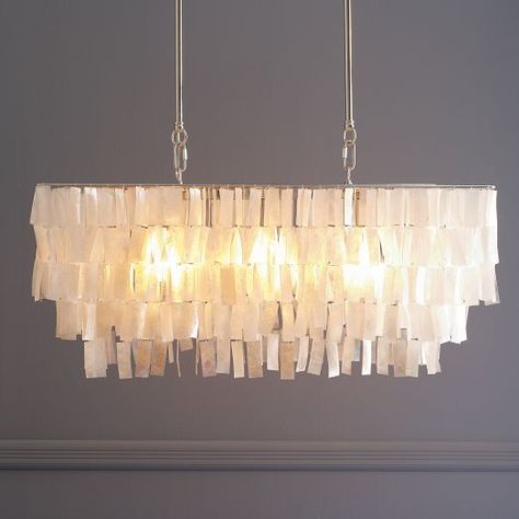 Cylinder Chandelier, Capiz Chandelier, Capiz Shell Chandelier, Shell Chandelier, Rectangle Chandelier, Deco Luminaire, Glass Cylinder, Round Chandelier, Capiz Shell