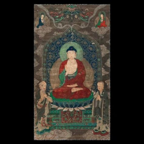 Home Decoration Ancient Painting Buddha Reproduction Frameless Crafts Holiday Gift Painting Buddha, Chinese God, Meditating Buddha, Crafts Holiday, Mahayana Buddhism, Dunhuang, Ancient Paintings, Buddha Painting, Buddha Meditation