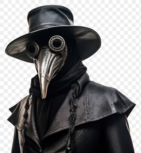 Black Plague Doctor Art, Crow Png, Dr Plague, Plague Dr, Black Plague Doctor, Doctor Plague, Gothic Setting, Doctor Art, Plague Doctor Costume