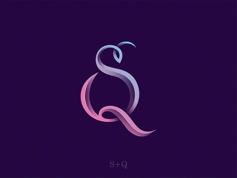 monogram SQ by Yuri Kartashev #Design Popular #Dribbble #shots Empire Wallpaper, P Logo Design, Homemade Perfume, Hair Salon Logos, Shape Tattoo, Dp For Whatsapp, Typography Layout, Letter Logo Design, Graphic Design Projects