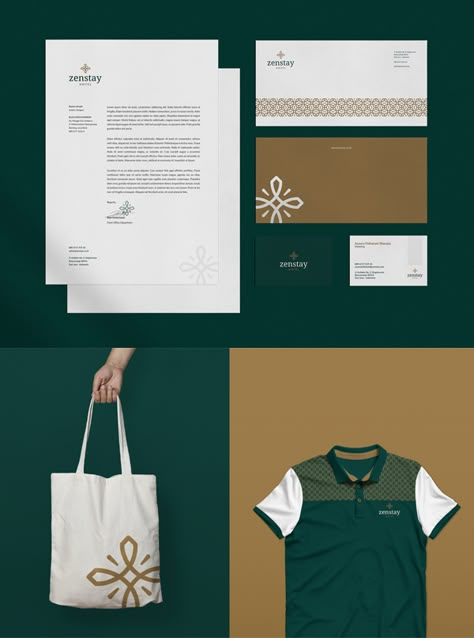 Zen Hotel, Brand Identity Template, Interior Design Logo Inspiration, Farm Resort, Don Pedro, Logo Design Examples, Corporate Stationery, Business Branding Inspiration, Identity Design Inspiration