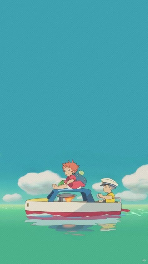 ponyo studio ghibli aesthetic wallpaper Pleasing Wallpapers, Water Graphic, Studio Ghibli Wallpaper, Ghibli Wallpaper, Japan Animation, Miyazaki Hayao, Ghibli Aesthetic, Personajes Studio Ghibli, Studio Ghibli Background