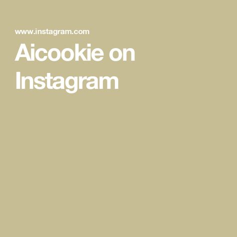 Aicookie on Instagram Instagram Link In Bio, Instagram Link, May 7th, May 7, Link In Bio, On Instagram, Instagram