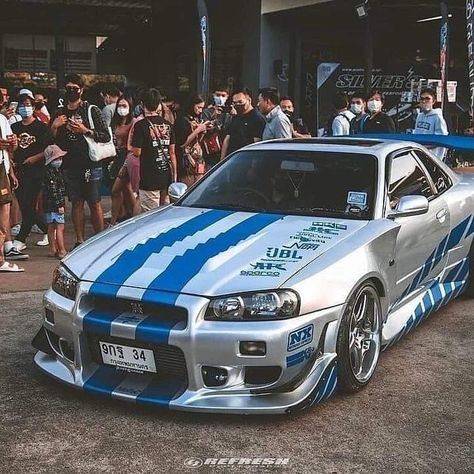 Brian Nissan Skyline R34, Paul Walker Nissan Skyline Gtr R34, Brians Nissan Skyline, Paul Walker Car Nissan Skyline, Paul Walker Nissan Skyline, Paul Walker Skyline, Paul Walker Car, Austin Cars, Nissan Gtr R34