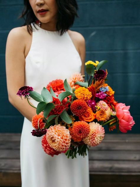 Dahlia Bridal Bouquet, Dahlia Wedding Bouquets, Blue Taper Candles, Dahlias Wedding, Burgundy Dahlia, Bouquet Photography, Dahlia Bouquet, Purple Dahlia, Fall Wedding Bouquets