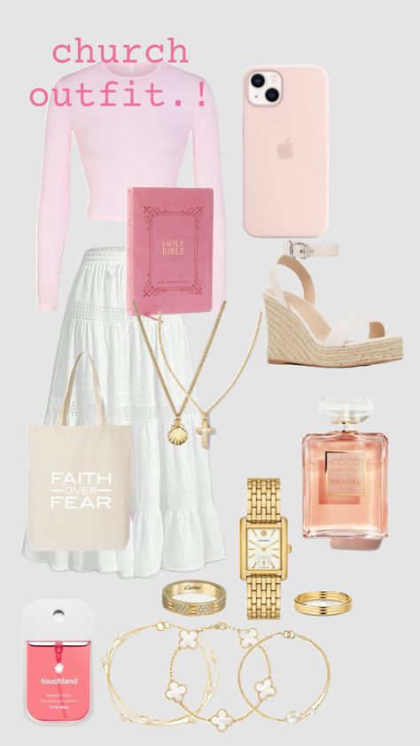 #churchoutfit #church #fyp #fyppppppppppppppppppppppppppppppppppppppppppppppppppppppppp #outfit #fitinspo #fit #outfitinspo Church School Outfits, Church Retreat Outfit, Christian Church Outfits, Christian Outfits For Teens, Preppy Church Outfit, Cute Church Fits, Lds Outfits, Christian Outfits For Women, Aesthetic Church Outfits