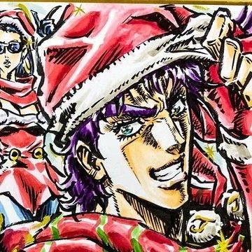 Christmas Pfp, Joseph Joestar, Jojo's Bizarre Adventure, Christmas, Anime