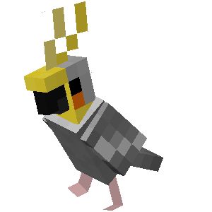 Minecraft Parrot, Parrot Gif, Gray Parrot, Parrot Flying, Gif Png, Minecraft Mobs, Pixel Animation, Arte 8 Bits, Icon Gif