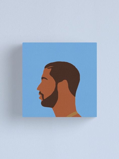 Paintings On Big Canvas, Album Cover Paintings Easy, Drake Parking Spot Painting, Simplistic Painting Ideas, J Cole Painting Easy, Drake Album Cover Drawing, Drake Drawing Easy, Drake Painting Easy, Album Paintings On Canvas