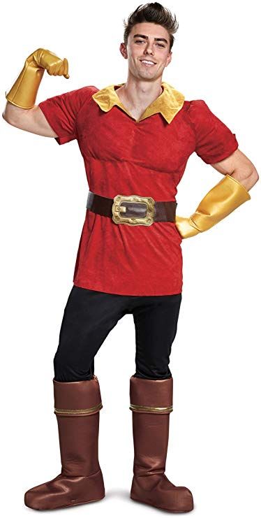 Amazon.com: Disney Beauty and The Beast Gaston Mens Costume 2X-Large Red: Clothing Gaston Costume, Beauty And The Beast Gaston, The Beast Costume, Disney Villain Costumes, Yellow Gloves, Mens Fancy Dress, Beast Costume, Belle Costume, Villain Costumes