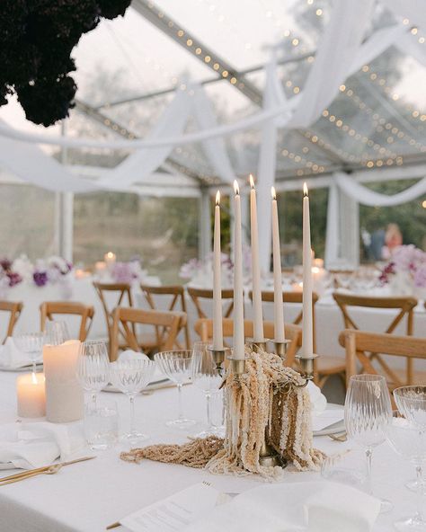 Amaranthus Centerpiece, Hanging Amaranthus Wedding, Amaranthus Wedding, Candelabra Flowers, Bud Vases Arrangements, Candelabra Wedding, Round Wedding Tables, Edgy Bridal, Candelabra Centerpiece