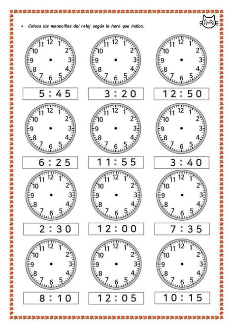 Math Clock, Holiday Math Worksheets, Clock Worksheets, Easy Math Activities, Math Sort, School Art Activities, First Grade Math Worksheets, 4th Grade Math Worksheets, Christian Motivational Quotes