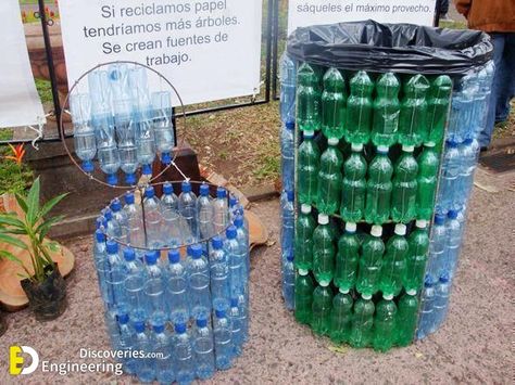 Reuse Crafts, Empty Plastic Bottles, Reuse Plastic Bottles, Small Space Interior Design, Plastic Bottle Art, Garden Art Ideas, Plastic Bottle Crafts, Metal Garden Art, Easy Craft Projects