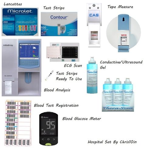 Hospital Set | Patreon Sims 4 Custom Content, Sims 4