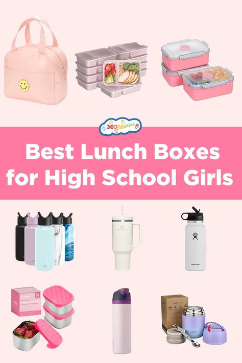 Teenage Girl Approved Lunch Boxes | MOMables Lunch Boxes For High School, Meal Prep Essentials, Lunch Box Idea, Healthy Packed Lunches, Lunch Items, Hot Lunch, Lunch Box Containers, Lunch Kit, Cool Lunch Boxes