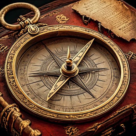 Old Compass for direction. #art #digitalart #humjan77 Old Compass Aesthetic, Nami Aesthetic, Compass Aesthetic, Compass Directions, Compass Art, Watch Locket, Direction Art, Inktober 2024, Nautical Bedroom