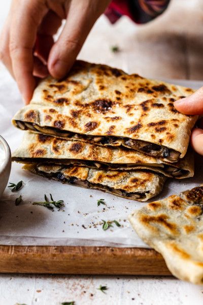 Vegan Gozleme, Cheesy Mushrooms, Veggie Mains, Dump Recipes, Lazy Cat Kitchen, Vegan Sandwiches, Cat Kitchen, Cheese Sauce Recipe, Healthy Fall