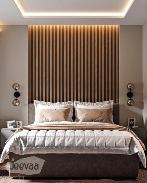 Modern Asian Interior Design, Fluted Wall, Asian Interior Design, Bedroom Pop Design, Minimalist Bedroom Decor, Asian Interior, Ceiling Design Living Room, Redecorate Bedroom, Cupboard Design