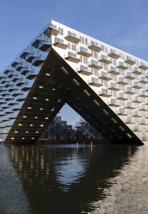 Cantilever Architecture, Green Terrace, Housing Development, Water Images, Bjarke Ingels, Internal Courtyard, Rural Landscape, Urban Life, Facade Design