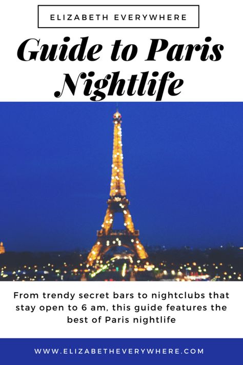 Nightlife in #Paris #France! All you need for a fun night in Paris! Clubs In Paris, Europe Party, Paris Nightlife, Secret Bar, Paris Guide, Paris Travel Guide, Travel France, Bars And Clubs, Paris Tours