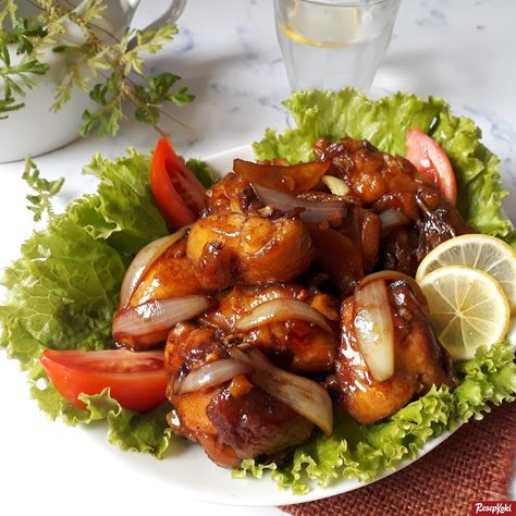 Ayam Mentega, Ayam Goreng Mentega, Ayam Teriyaki, Ayam Kecap, Quick Cooking Recipes, Kecap Manis, Simple Pictures, Indonesian Food, Culinary Recipes