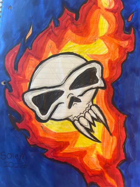 Skull graffiti cool fire drawing drawing ideas art Fire Graffiti Lettering, Fire Graffiti Art, Skull Flames Drawing, Flaming Skull Art, Skull On Fire, Skull Graffiti, Fire Skull, Graffiti Poster, Fire Drawing