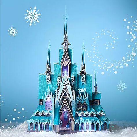 Arendelle Castle Frozen Disney Castle Collection | shopDisney Arendelle Castle, Frozen Silhouette, Frozen Cartoon, Architecture Photography Buildings, Castle Collection, Frozen Castle, Official Disney Princesses, Castle Pictures, Cake Topper Tutorial