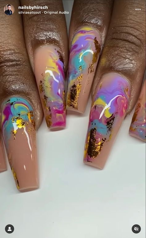 Birthday Glam Nails, Neon Nails Acrylic, Nail Art Step By Step, Trending Nail Colors, Nail Colors And Designs, Art Step By Step, Sassy Nails, Fancy Nails Designs, Dope Nail Designs