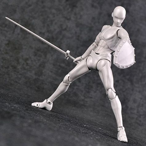 sword pose - Google Search Shield Pose, Human Postures, Figures Sketch, Male Reference Poses, Drawing Mannequin, Stop Motion Photography, Drawing Characters, Motion Photography, Sketch Poses